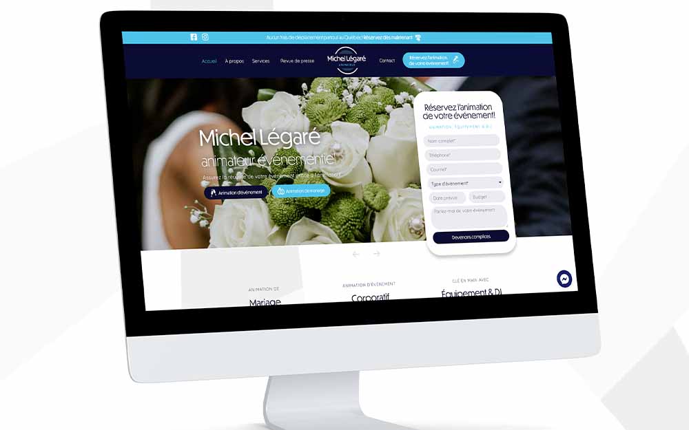 Michel Légaré - Site web et marketing - Agence Clik et pixel