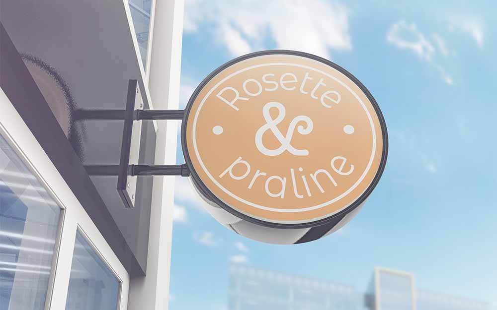 Rosette et praline- site web logo - Agence web Clik et pixel